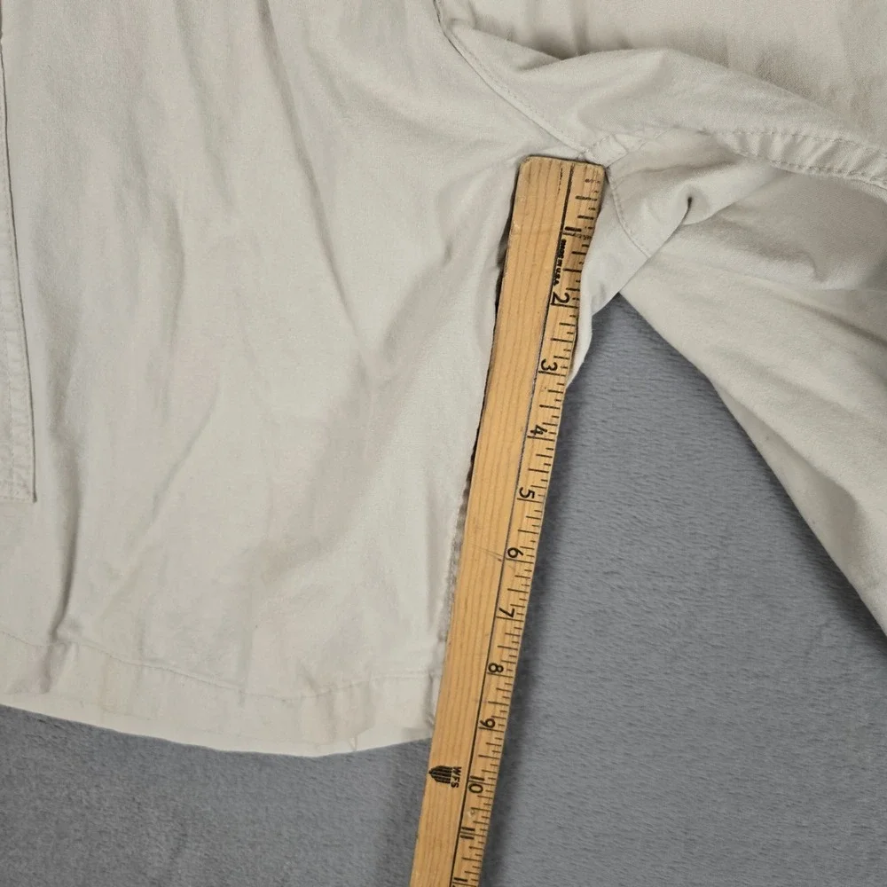 VTG Banana Republic Safari Travel Co Cargo Shorts Mens 33 Khaki Cotton 90s